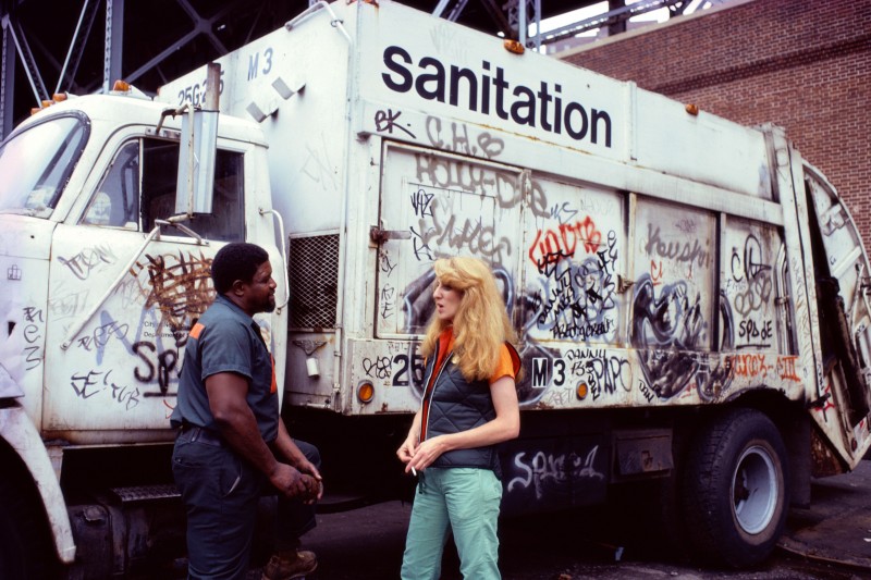 Mierle Laderman Ukeles, Touch Sanitation Performance, 1979-1980