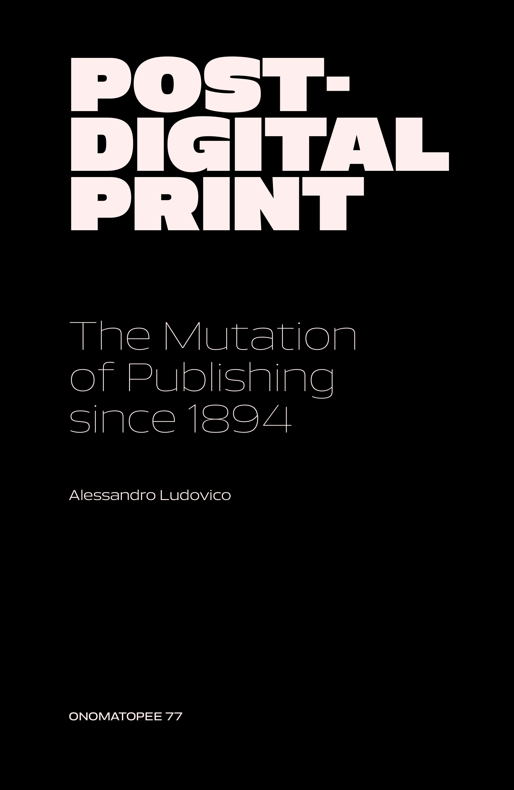 Cover image of Post-Digital Print